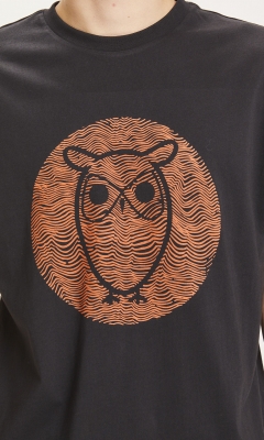 Alder Big Owl Lined Tee - Vegan